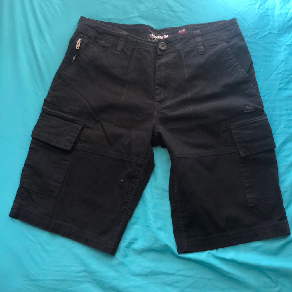 Selling black Ecko unlimited shorts size 30
